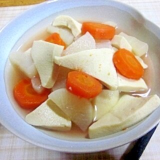 大根と高野豆腐の煮物